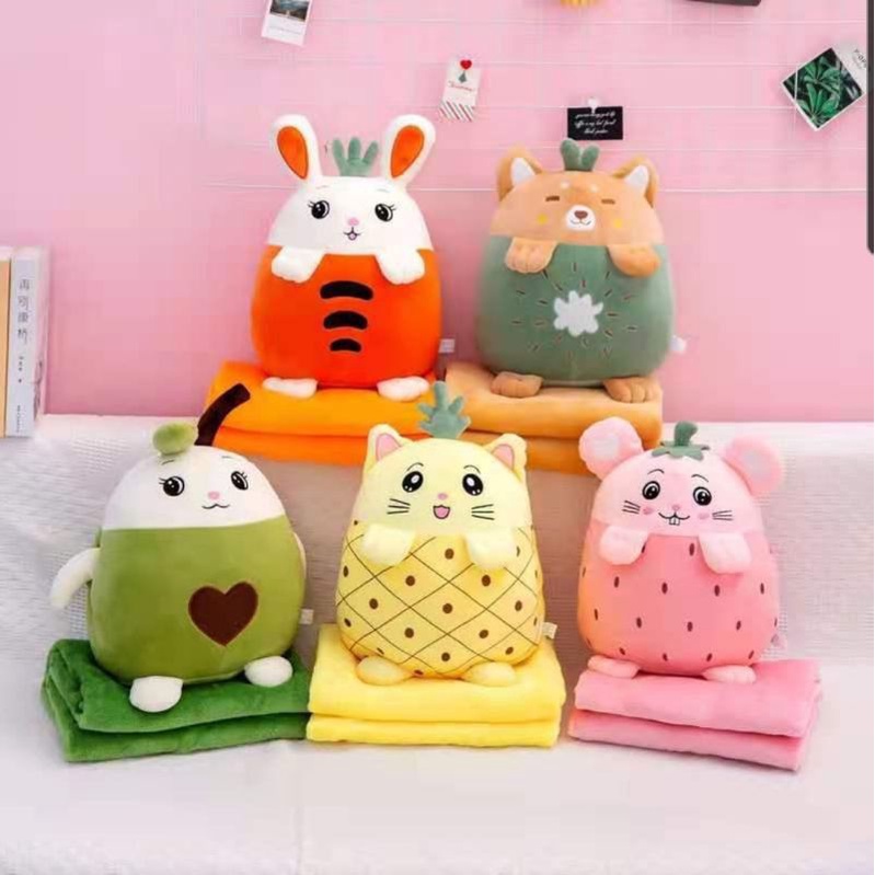 Boneka Selimut motif buah