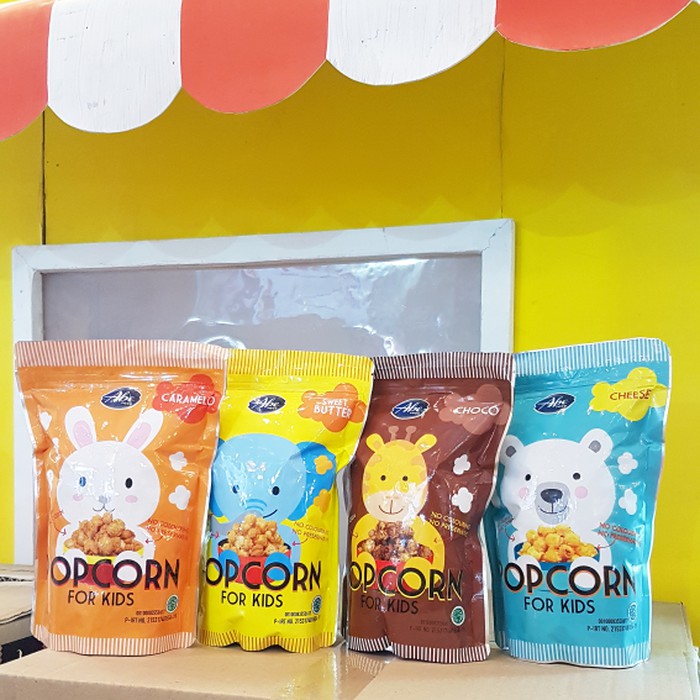 

GROSIR Abefood Popcorn for Kids camilansnack baby anak dewasa ~ kp1287