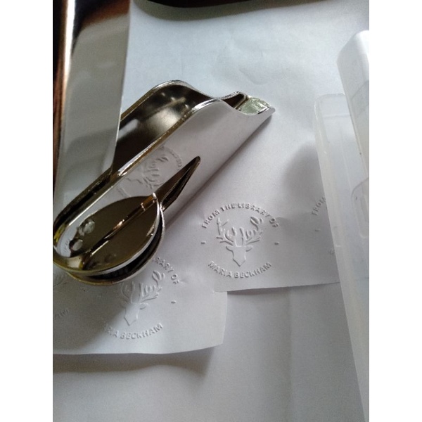 

Stempel Emboss / Stempel Timbul (Pocket) + (design) komplit siap pakai