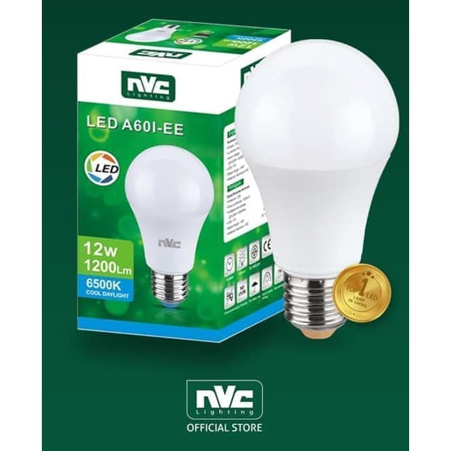 PROMO NVC LAMPU BOHLAM 12W 6500K [ isi 5 ]