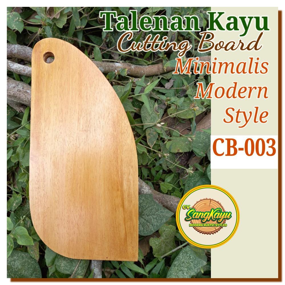 Talenan 30x15cm 003 talenan kayu modern Cutting Board Chopping board