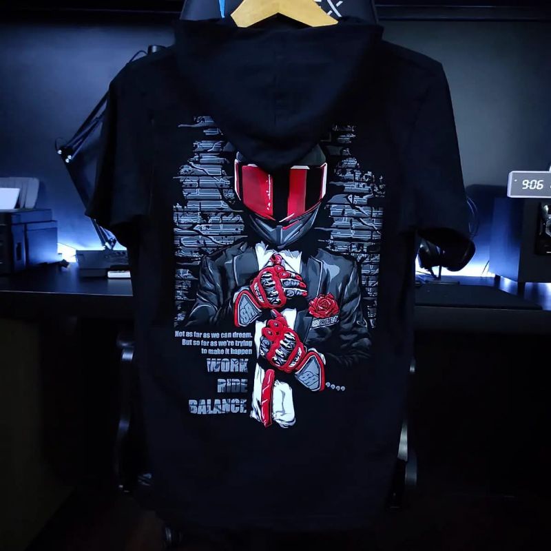 T-SHIRT HOODIE | SR - PROJECT | WORK RIDE BALANCE / WRB | LIMITED EDITION | NEW [ORIGINAL]