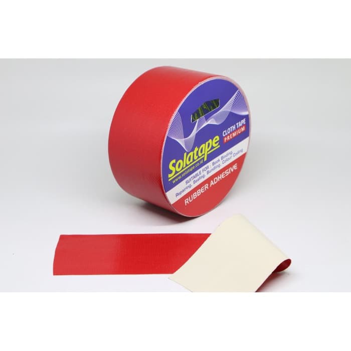 

CLOTH TAPE/LAKBAN KAIN WARNA MERAH SOLATAPE BERKUALITAS