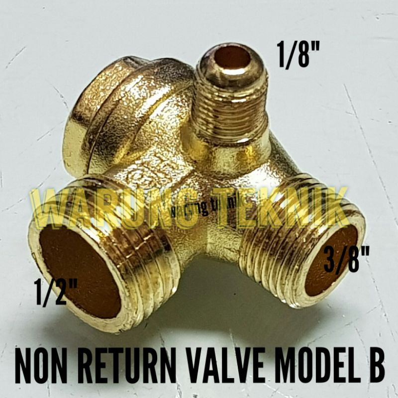SPAREPART SPARE PART NEPEL KOMPRESSOR NON RETURN CHECK VALVE MODEL B
