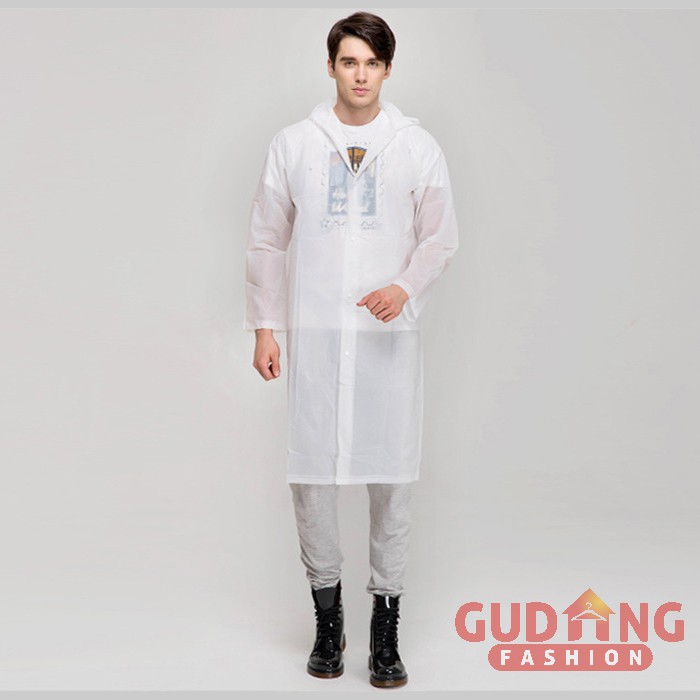 Jas Hujan Poncho Portable Dengan Kerudung - MTR 679