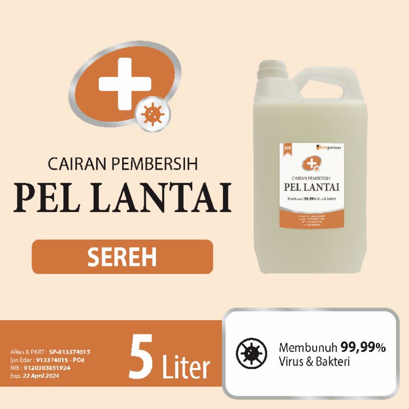 Karbol Sereh/Pembersih lantai kemasan jurigen 5 liter