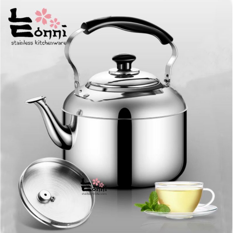 2/3/4/5/6 liter Teko air minum stainless ceret rebus air besar kecil impor tebal anti karat murah ke