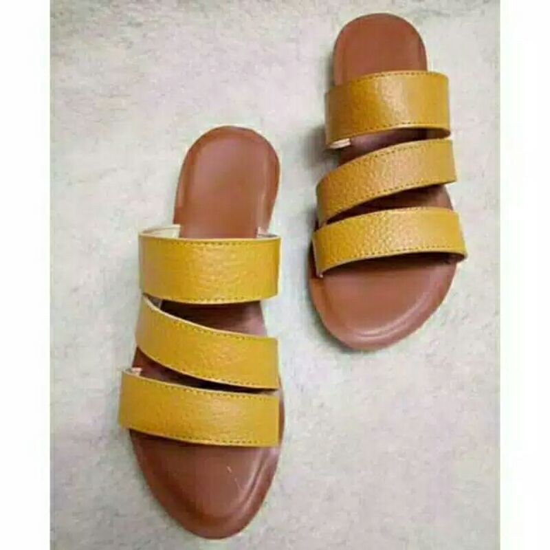 Sandal Kulit Garut - Sandal Kulit Wanita - Sandal Papirut Garut