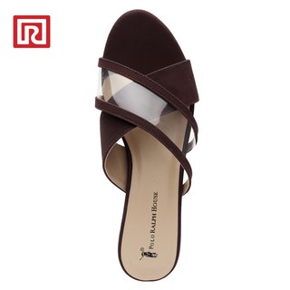 Ramayana Polo  Ralph  House  Sandal  Wanita  Mika 01 Maroon 