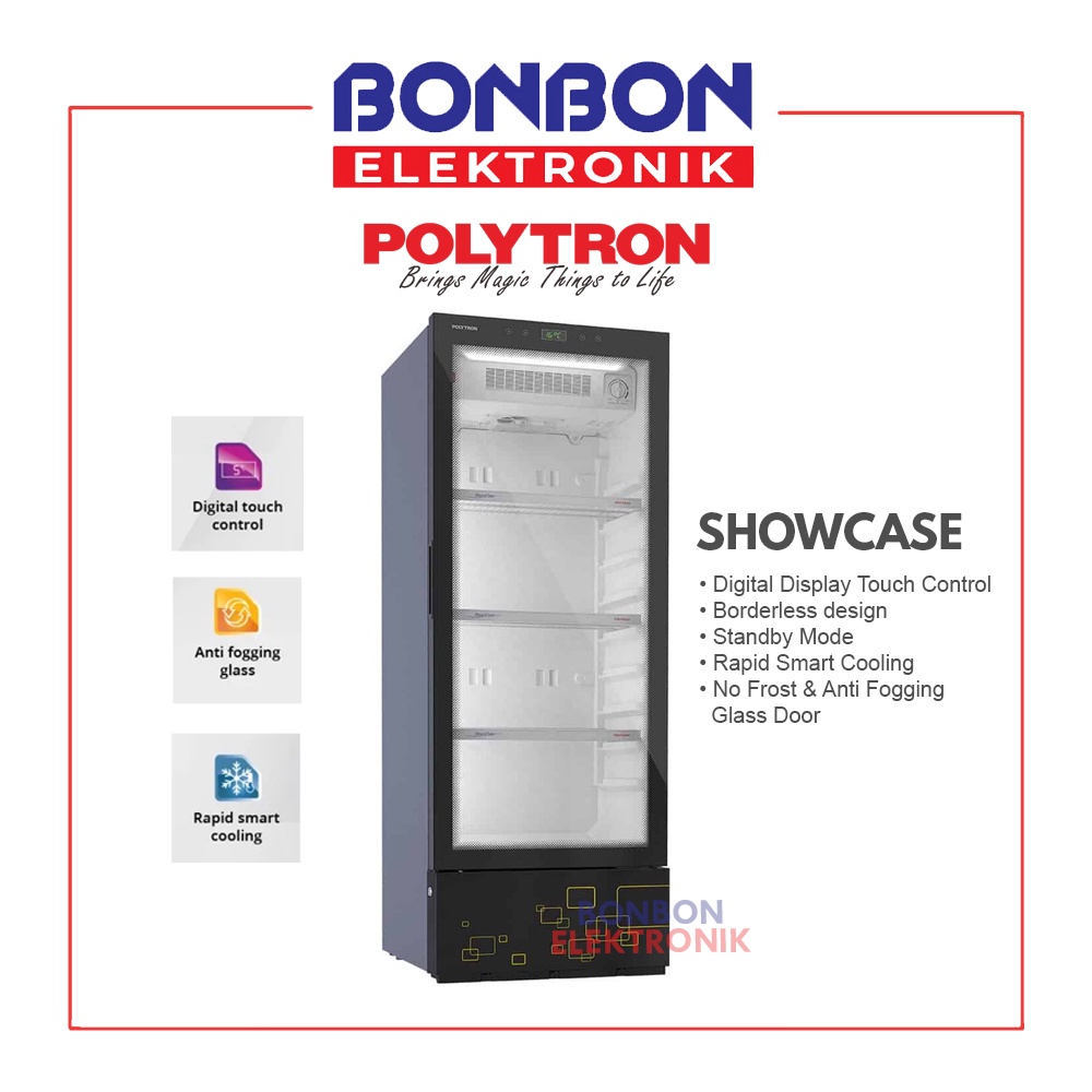 Polytron Showcase SCN 186 B / SCN-186B / SCN186B Allure Black No Frost