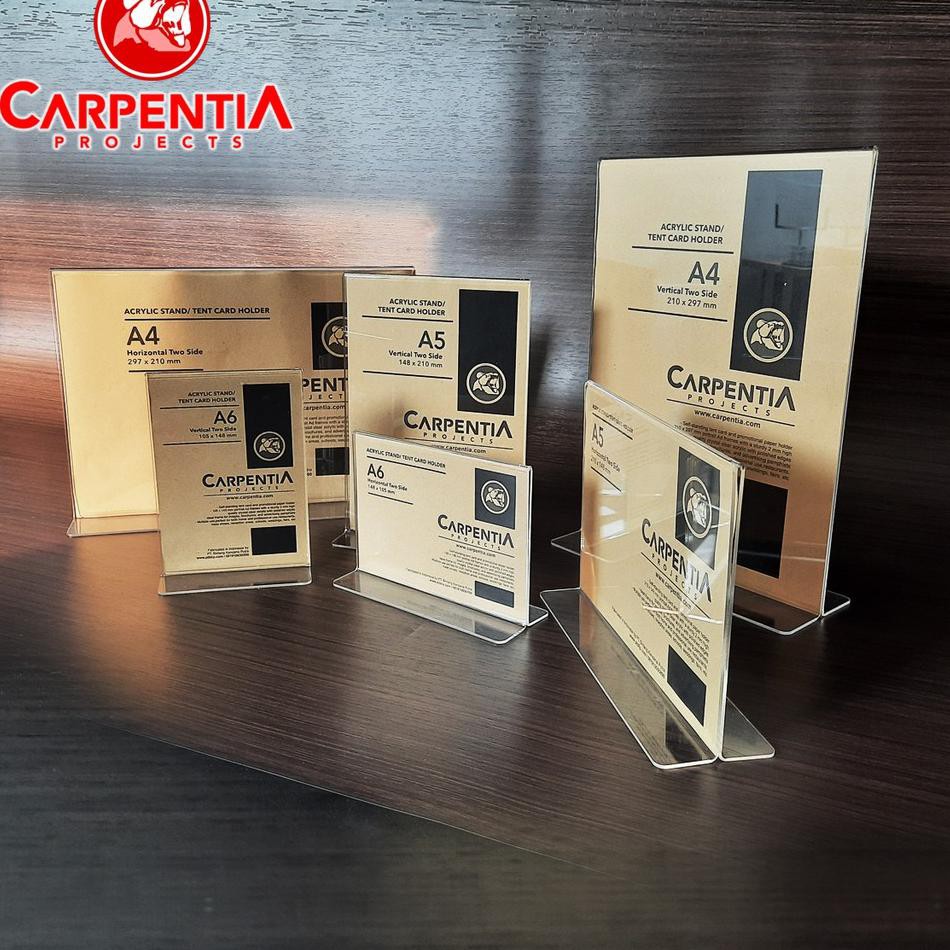 

Super Sale CBKFG Acrylic Standing Tipe T/ A5 Vertikal 14,8x21 cm/ Tent Card Akrilik 77 Terbaru