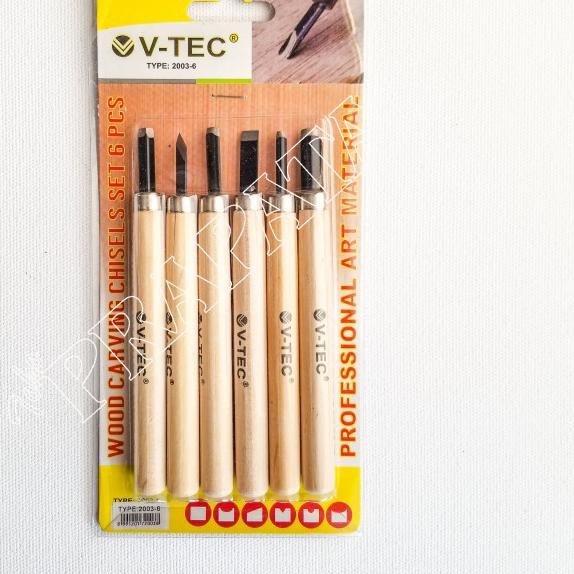 

℗ Alat pahat / Alat cukil / Wood Carving set 6 pcs ★