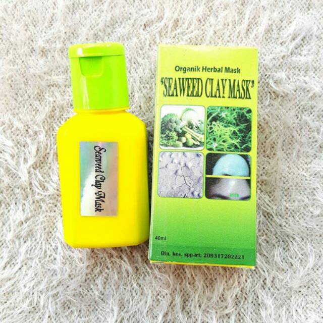 SEAWEED CLAY MASK / MASKER ORGANIK REAL PIC