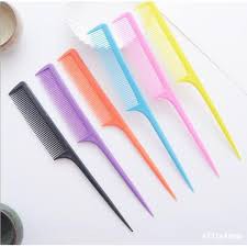 Sisir Rambut Sasak / Sisir Sasak Plastik Polos Warna Warni / Sisir Sasak