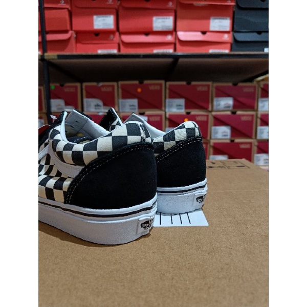 (Resmi Navya) Vans Old Skool Primary Checkerboard Original