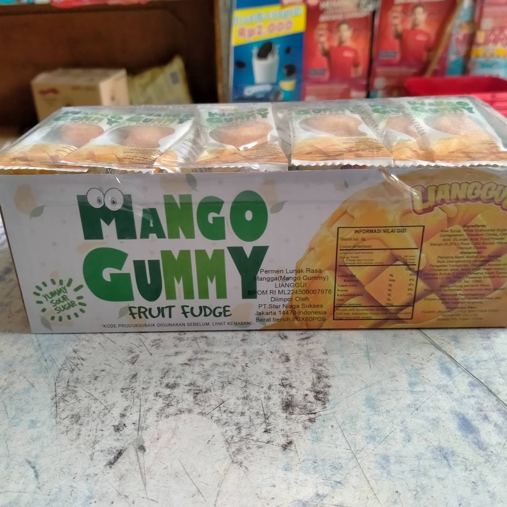 

MANGO GUMMY 420g (60x8g)