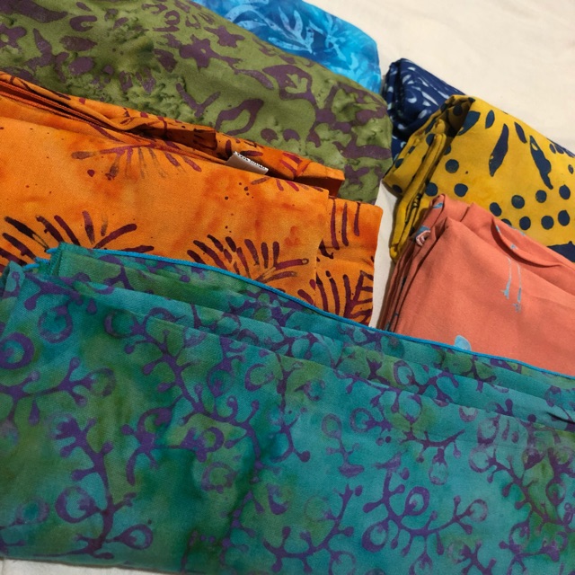 Selimut Selendang Sarung Bali batik cap handmade ORIGINAL