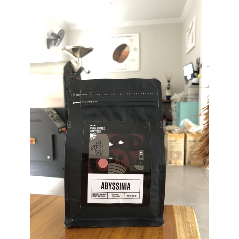 

kopi Arabika Abyssinia Gayo 200 Gr Biji/Bubuk