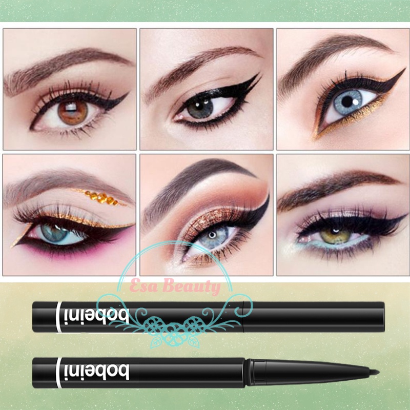 COCO MAMA Tahan Air Eyeliner Gel Pencil Eyeliner Pensil Gel Eyeliner Waterproof Untuk Pemula Smooth Eyeliner Pensil Waterproof