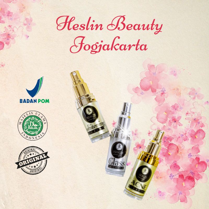 SERUM HESLIN BEAUTY - SERUM MENGATASI FLEK HITAM, KOMEDO, BRUNTUSAN DAN WAJAH BERJERAWAT