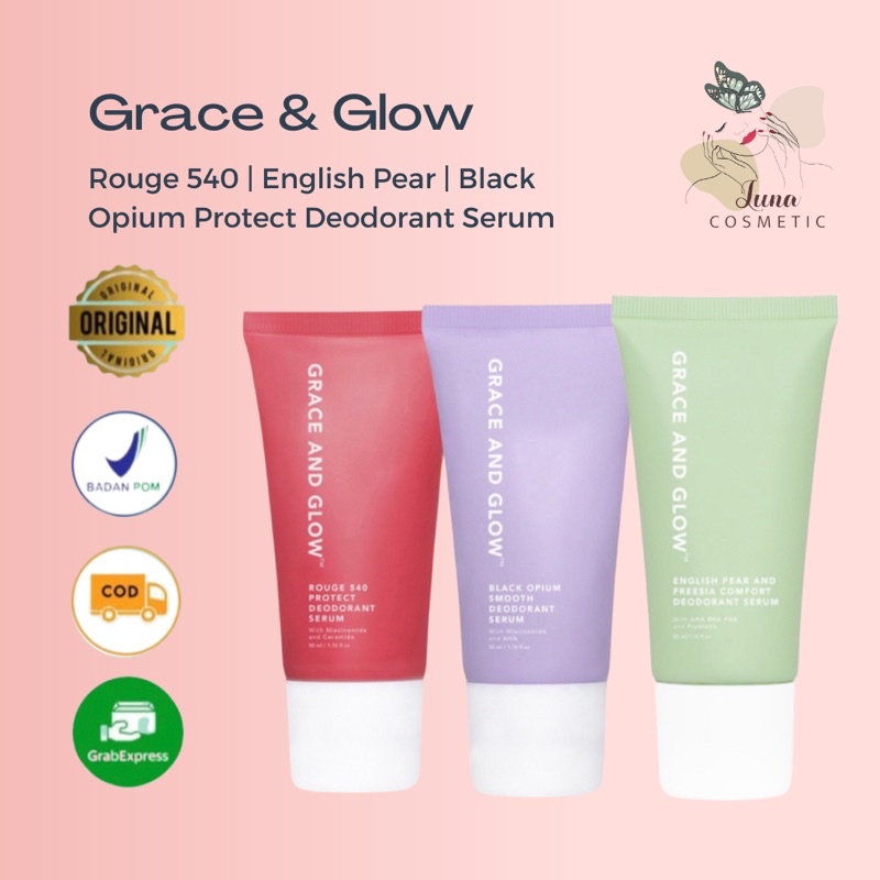 Grace and Glow Rouge 540 Protect Deodorant Serum / Black Opium Bright and Smooth Deodorant Serum