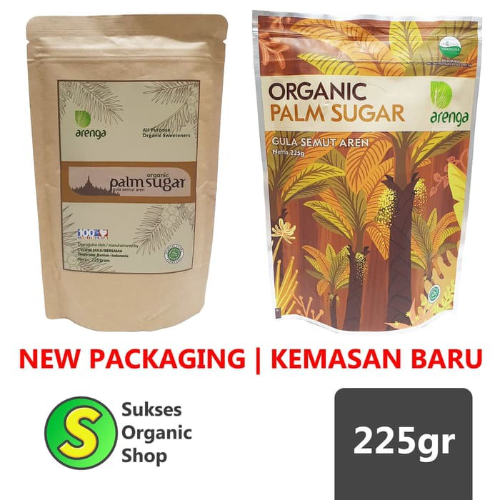 

ORGANIC PALM SUGARGULA SEMUT AREN | ARENGA | 225GR