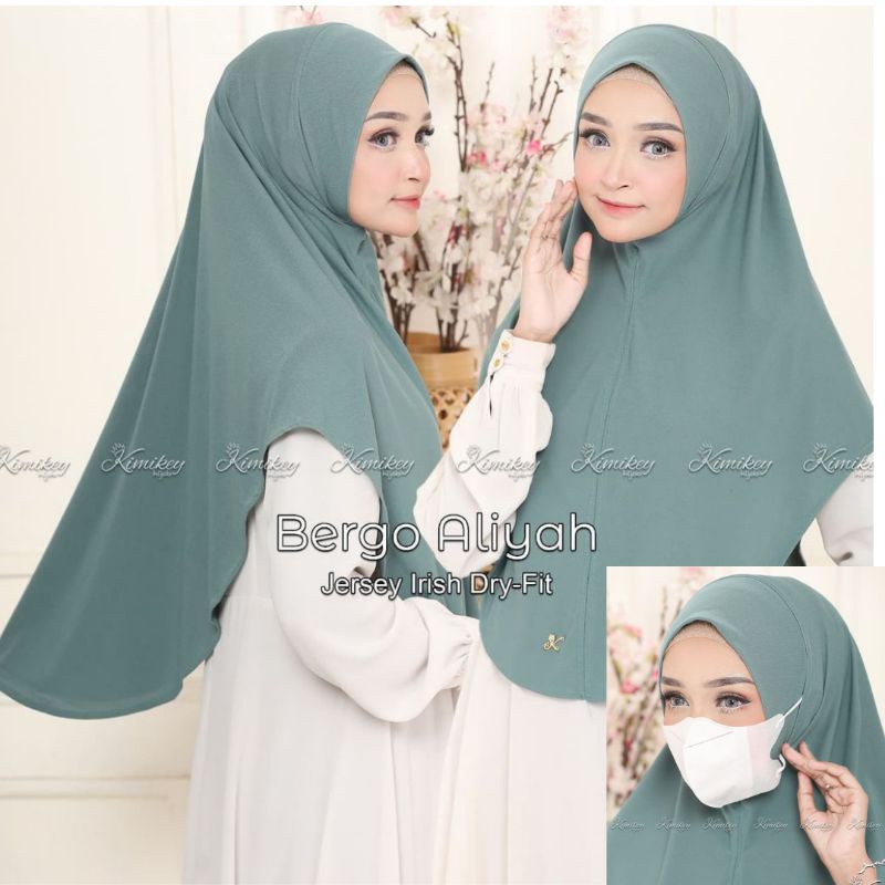HIJAB INSTAN BERGO ALIYAH ORI KIMIKEY