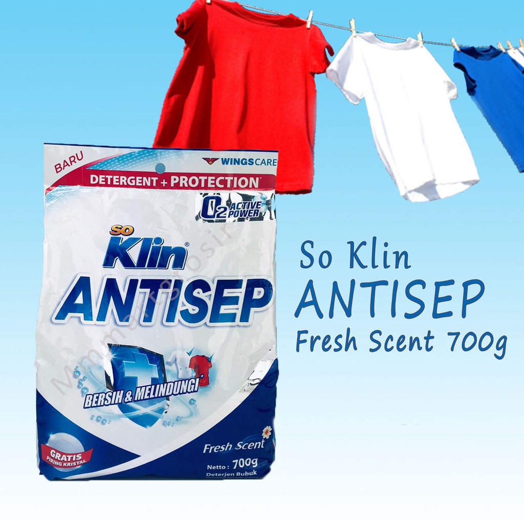 So klin Antisep / Deterjen+Protection / Fresh Scent / 700g