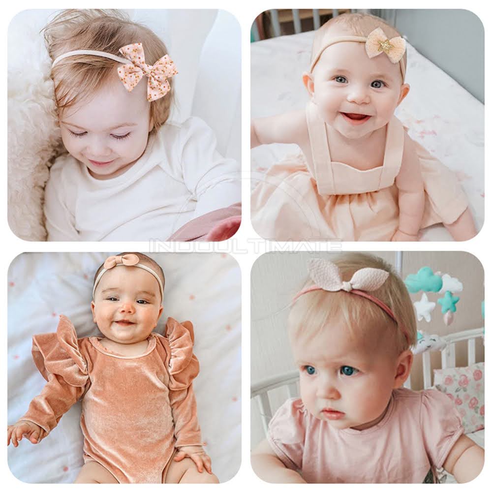 3in1 Bando Bayi Hiasan Kepala Bayi TY-35 Pita Kepala Hiasan Rambut Pita Rambut Bayi Bando Anak Bayi