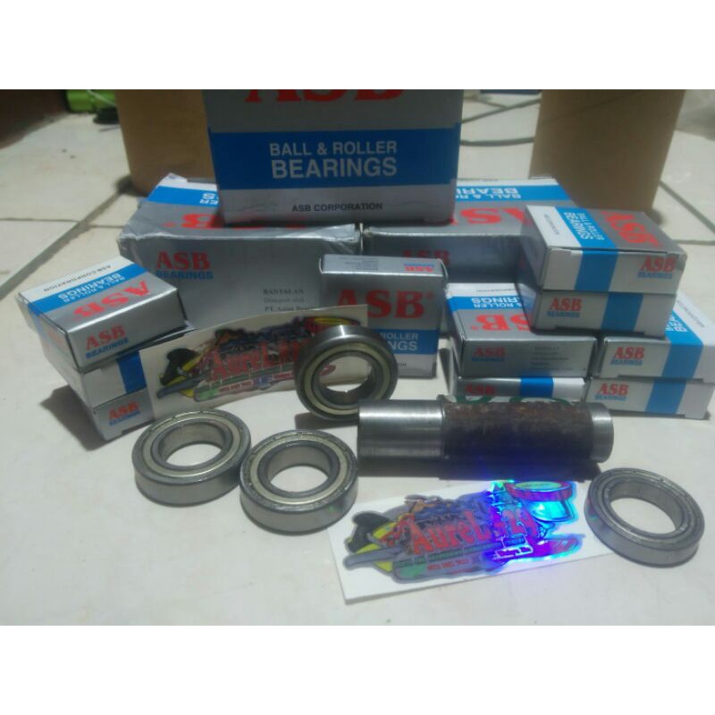 BEARING DAN BOSHING PNP VELG RCB,BRT CHEMCO JUPITER MX KING BOSHING TENGAH BAGIAN VELG BELAKANG PNP 