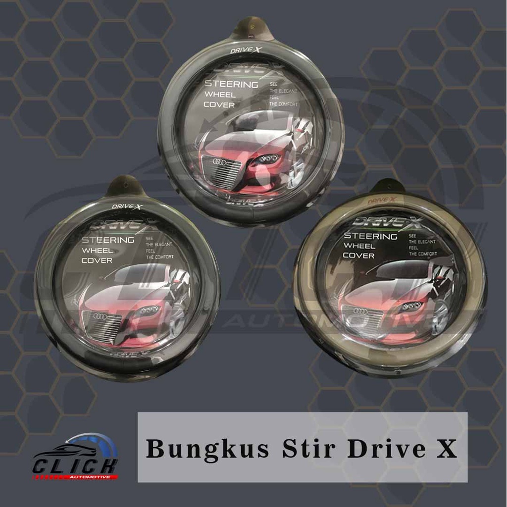 Sarung setir drive x warna polos ukuran M / Cover Stir Drive X