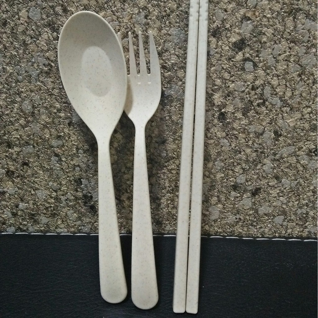 Grosir Souvenir Termurah 1000 Pcs Sendok Garpu Sumpit Jerami Import Tanpa Packing Cantik