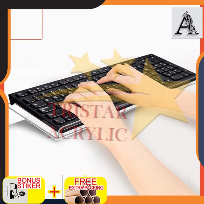 

Murah AKRILIK KEY BOARD/ ACRYLIC / TATAKAN KEY BOARD 5mm - Putih