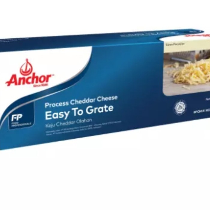 

Keju- Etg Anchor Cheddar Blok 1Kg Promo -Keju.
