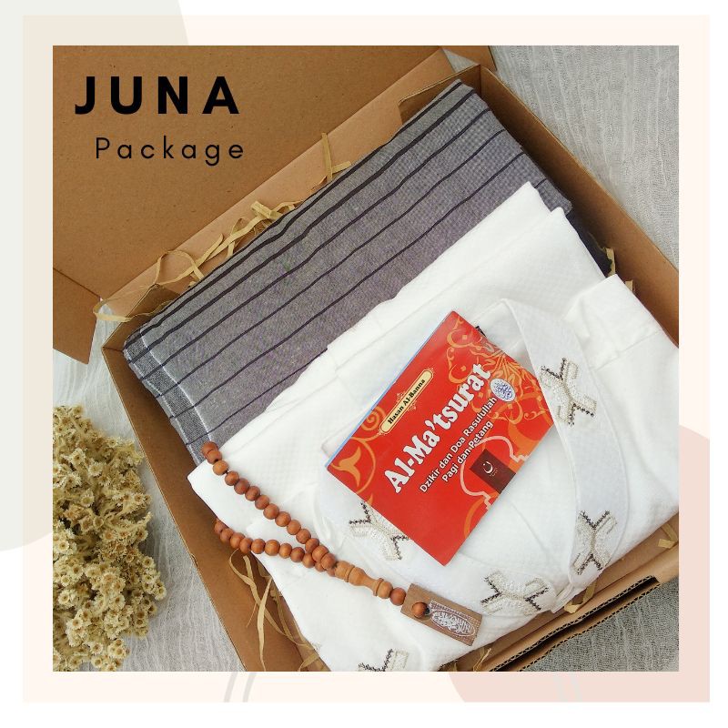 

Hampers/Hadiah/Gift Box Alat Solat Cowo/Pria Murah Juna Package