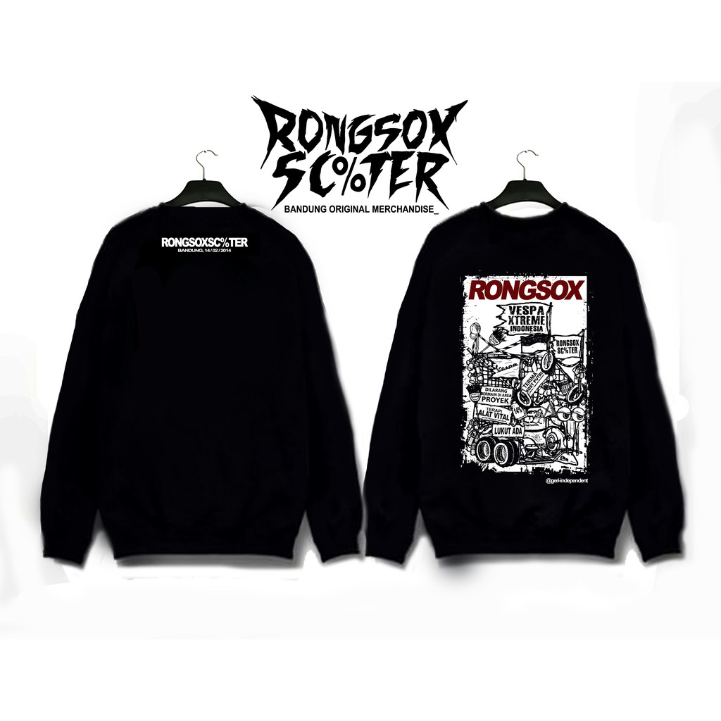 Crewneck Vespa Original Geri Independent - RONGSOX