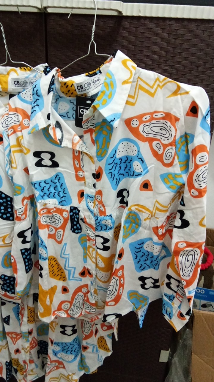 Hope Girl By Cb.co | Kemeja Anak Sd Smp Couple Rayon Motif