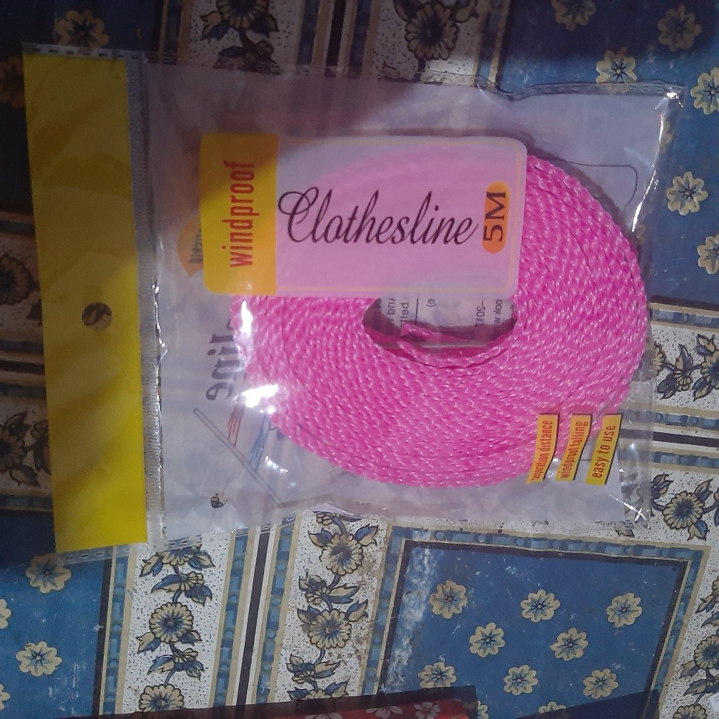 Tali Jemuran Baju Praktis Cloth Line Slip Jemuran Pakaian Model Pagar