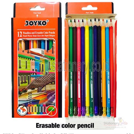 

JOYKO Pensil Warna Erasable Color Pencil CP-109