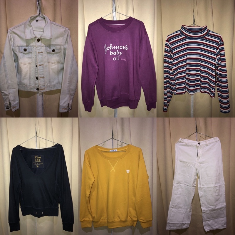 PRELOVED HOODIE JHONSON BABY BIG SIZE JAKET CROP BIG SIZE KULOT PUTIH TURTLE NECK MURAH BAGUS NEVADA