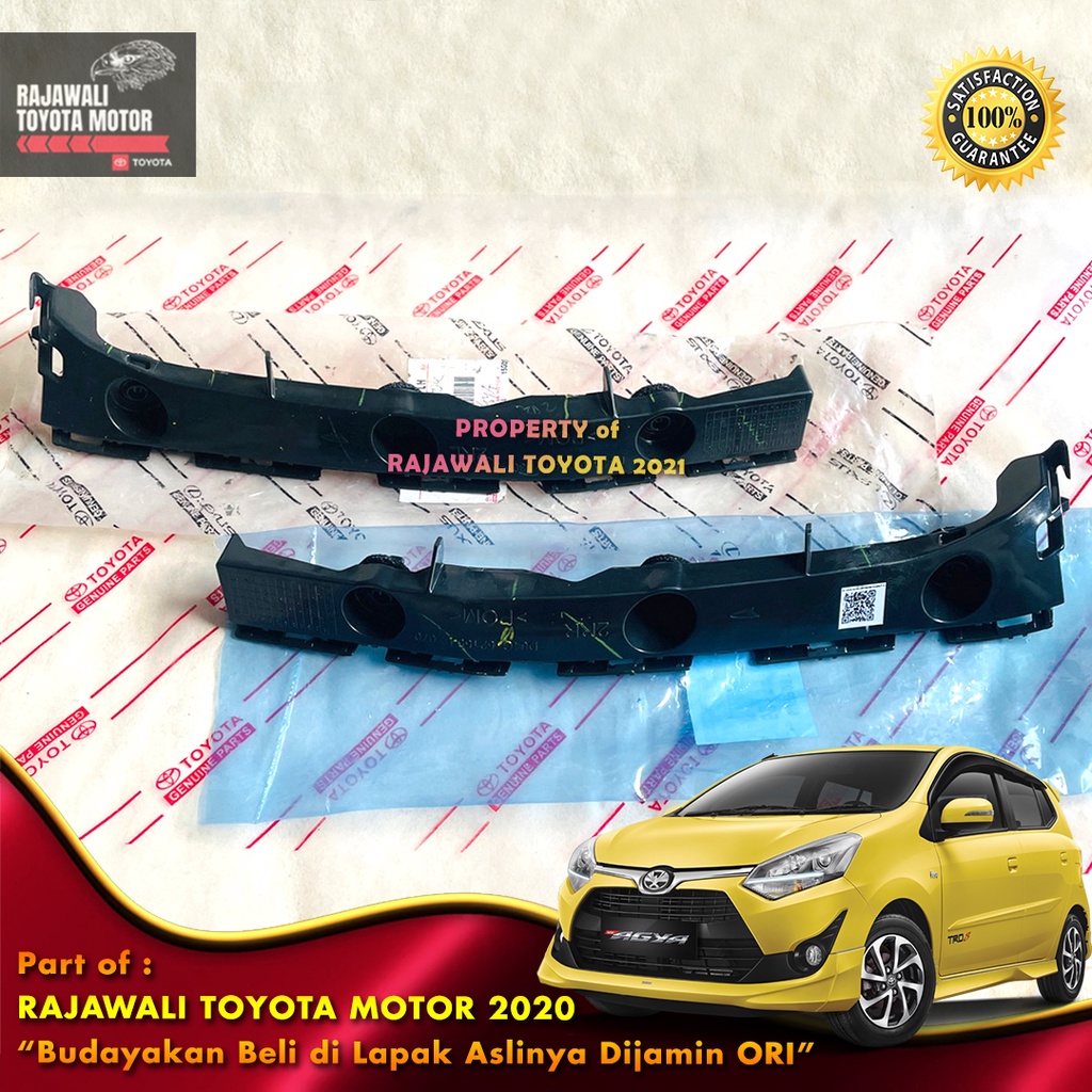 Breket Bemper Belakang Agya &amp; Ayla Support Kiri atau Kanan Bracket Bumper Suport Bumper New Original Toyota