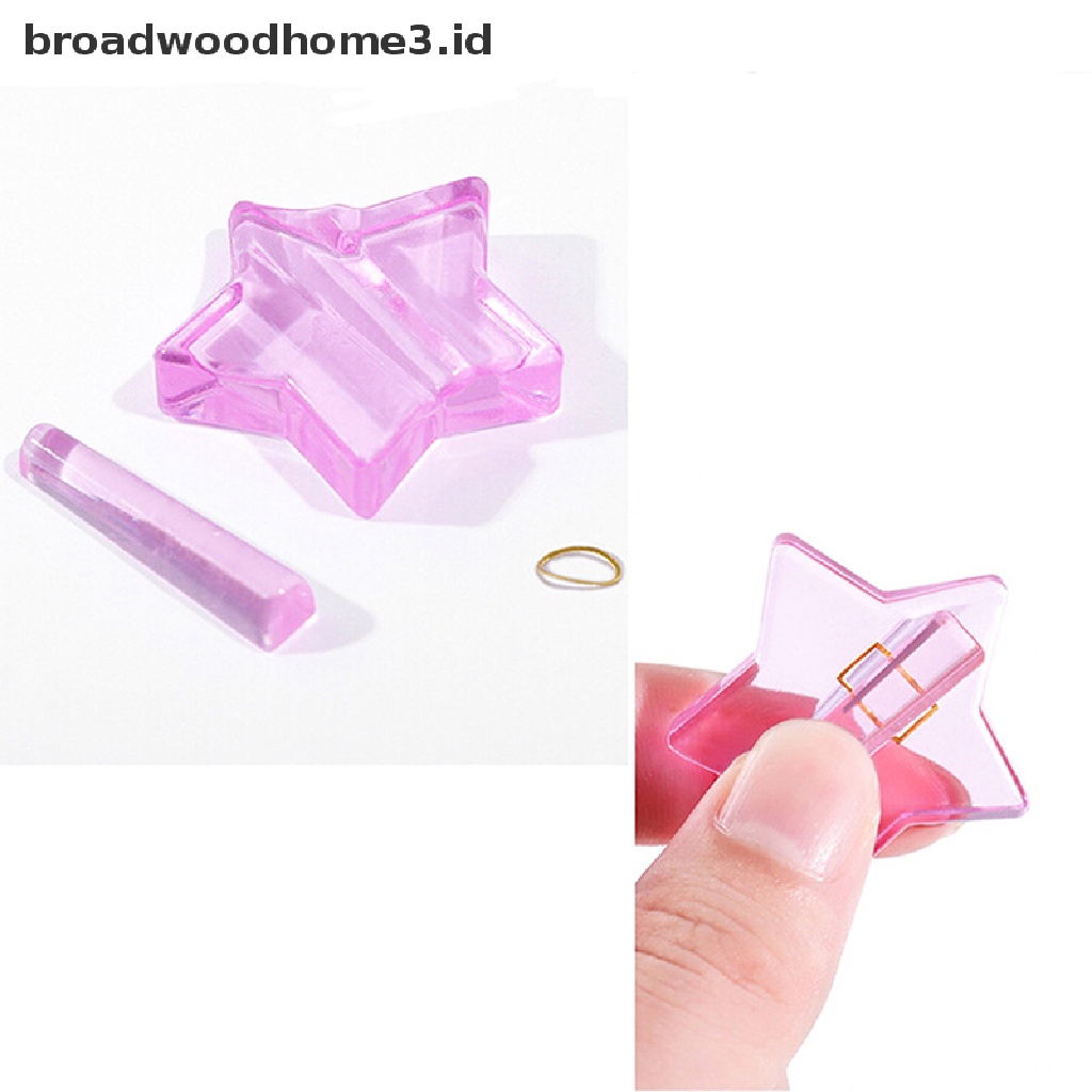 1 Set Cetakan Press Stensil Untuk Manicure