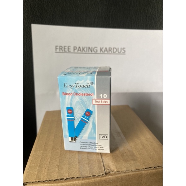Stik kolesterol easy touch strip kolesterol easy touch exp setahun
