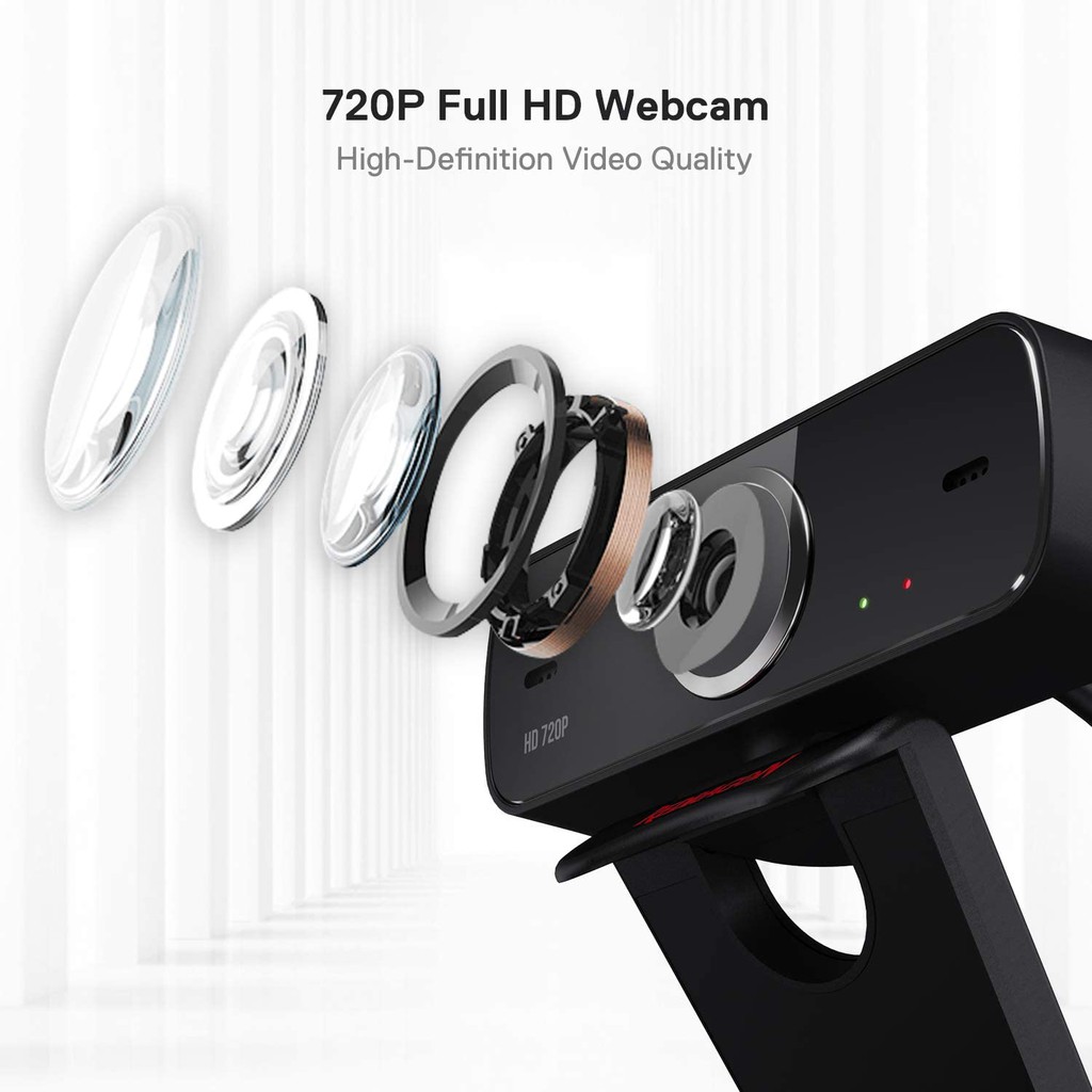 Webcam gaming Redragon 720P 30Fps Full hd Fobos Gw600 - Pc web camera