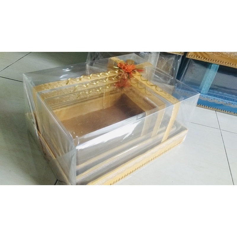 Parcel box mika dan hantaran 1 set isi 4pcs