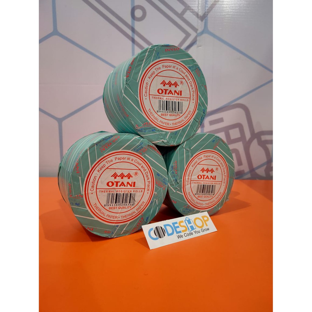 

Kertas Thermal Roll OTANI 80X140 Mesin ATM TERMURAH