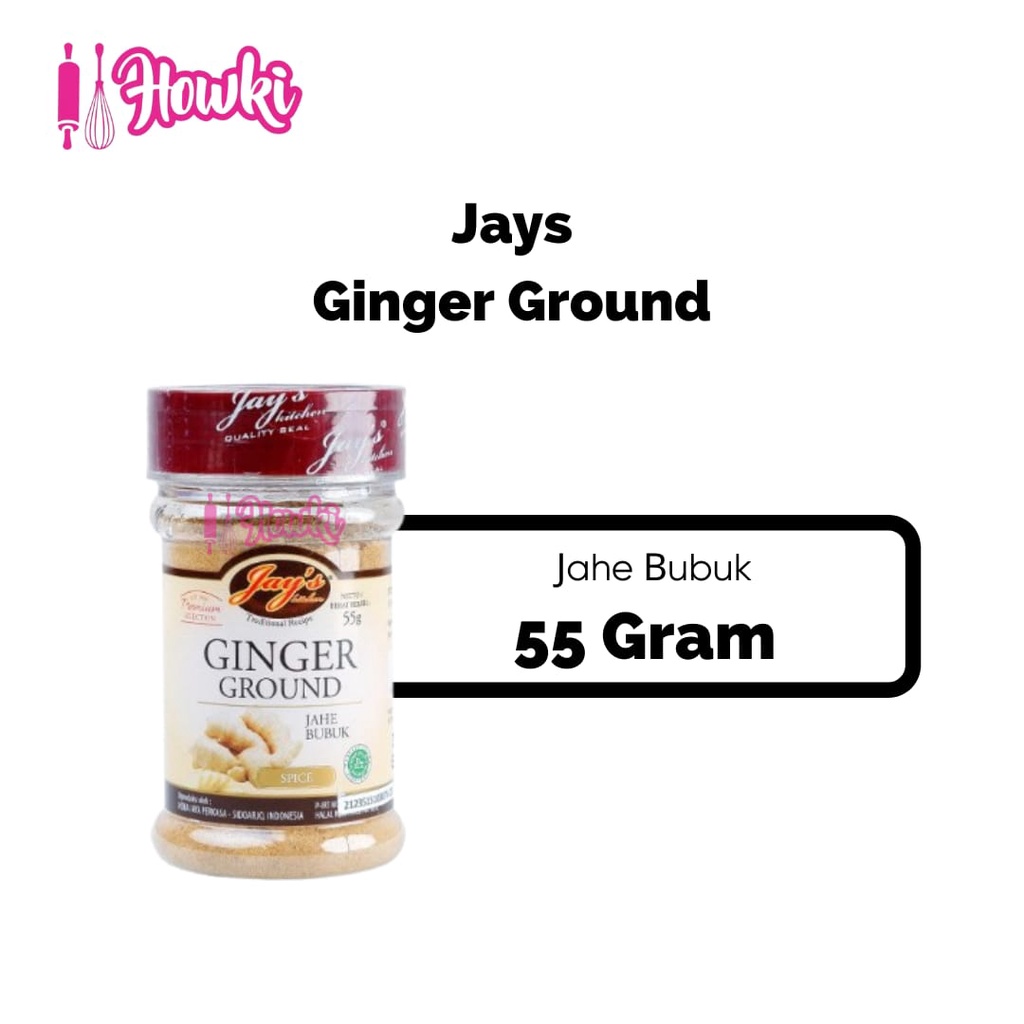 

Jays Spice Ginger Ground / Jahe Bubuk