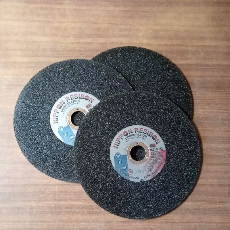 Nippon Resibon 7"inch Batu Gerinda 180×3×22 cutting wheel