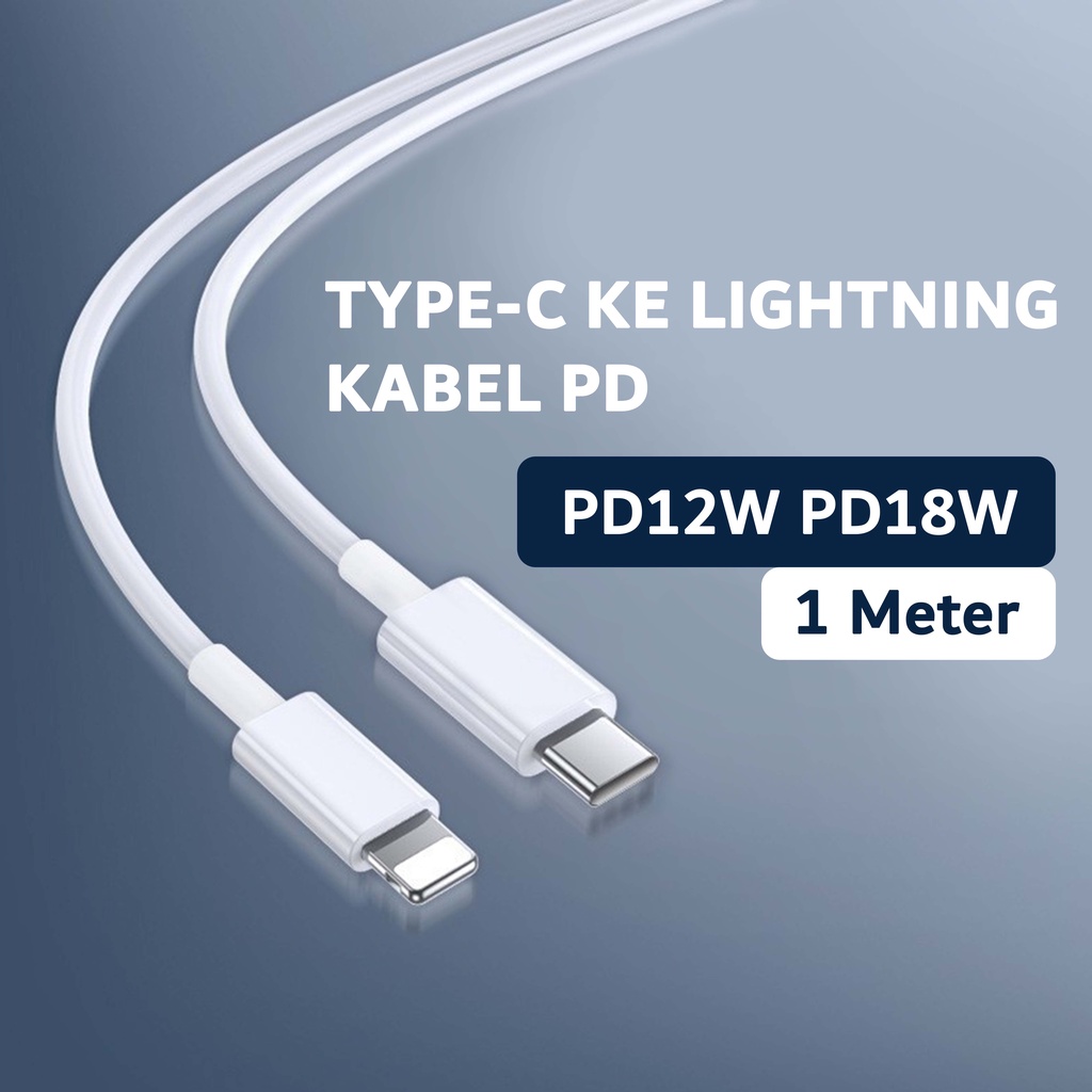 GLOWY Kabel Data Iphone KCL100S Data Cable Type-C To Iphone Lightning PD Fast Charging 1M