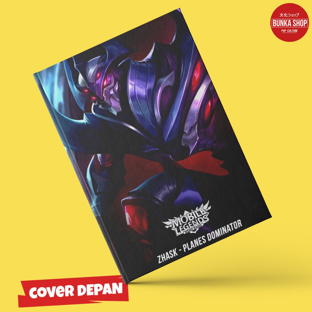 

Note Book Hardcover Game Mobile Legends Zhask Dominator Ukuran A5 Buku Tulis Catatan Murah Jurnal Agenda Planner Notebook Gift Couple